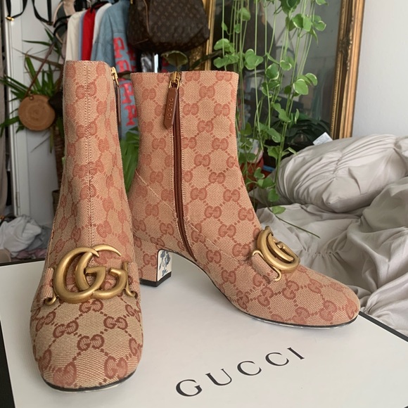 gucci double g boots